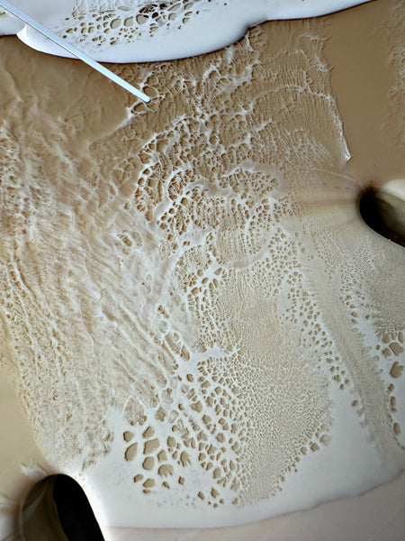 Large 50cm Resin Beach Wall Clock- "BLUE SEAS"