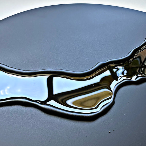 "MIDNIGHT HORIZON" - Circular Wall Art