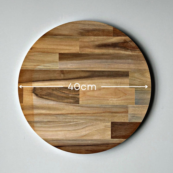 Teak round board