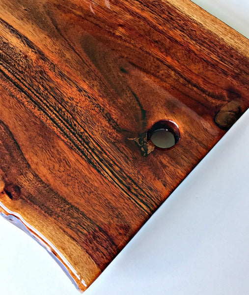 Live Edge Epoxy Resin Timber Table Centre Stand